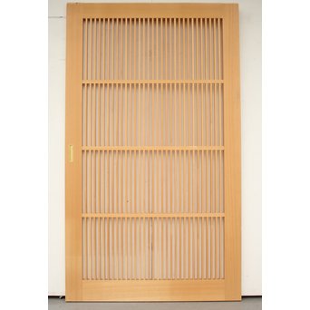 デッドストック 白木格子建具　L996 