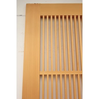 デッドストック 白木格子建具　L996 