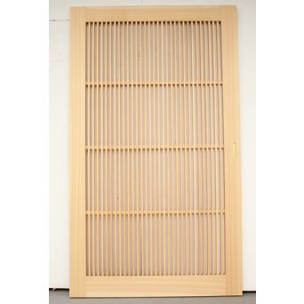 デッドストック 白木格子建具　L996