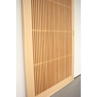 デッドストック 白木格子建具　L996 