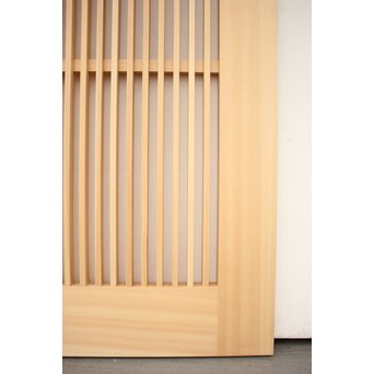 デッドストック 白木格子建具　L996 