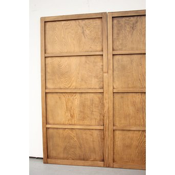 楢の一枚板戸 2枚1組　B970 