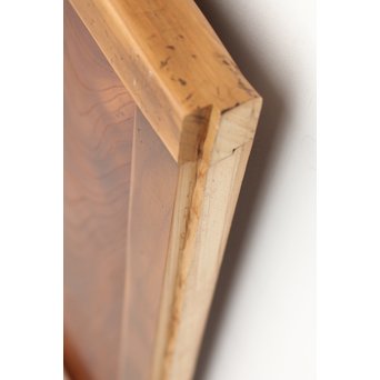 障子枠付 腰欅の細身格子戸 4枚1組　L997 