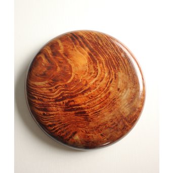 ヤニ松 老松 肥松 丸型煎茶盆　X130 