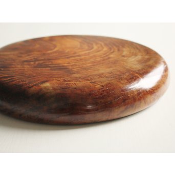 ヤニ松 老松 肥松 丸型煎茶盆　X130 