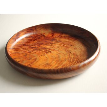 ヤニ松 老松 肥松 丸型煎茶盆　X130 