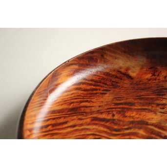 ヤニ松 老松 肥松 丸型煎茶盆　X130 