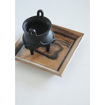 黒柿の香盆　X131