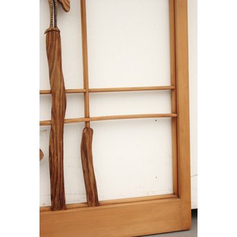 水辺の鷺 書院 2枚1組　R2477 