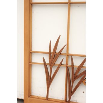 水辺の鷺 書院 2枚1組　R2477 