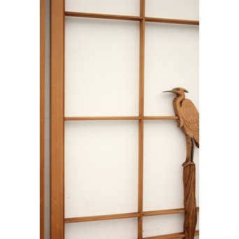 水辺の鷺 書院 2枚1組　R2477 