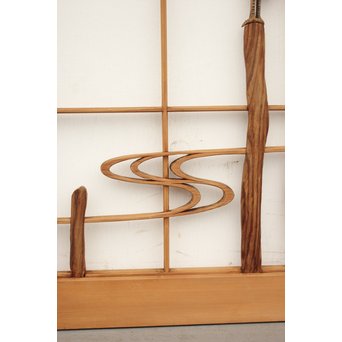 水辺の鷺 書院 2枚1組　R2477 