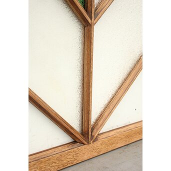 アールデコ緑色ガラス窓　GD1238 