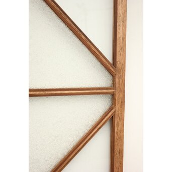 アールデコ緑色ガラス窓　GD1238 