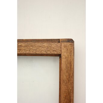 アールデコ緑色ガラス窓　GD1238 