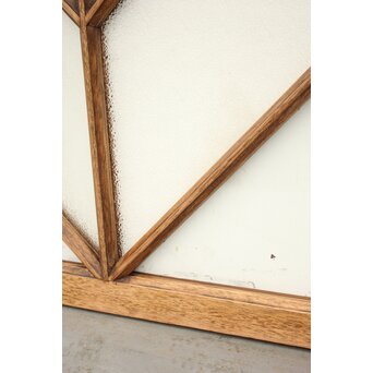 アールデコ緑色ガラス窓　GD1238 