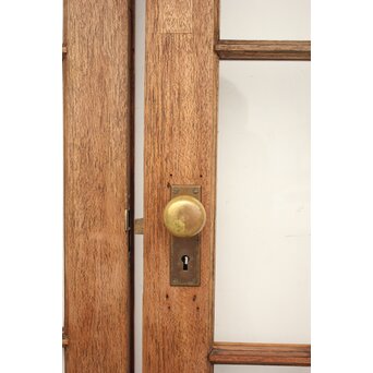 アールデコ 観音開ガラス戸 2枚1組　GD1239Y 