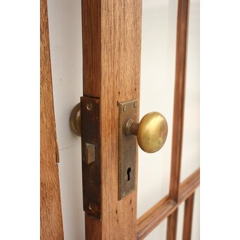 アールデコ 観音開ガラス戸 2枚1組　GD1239Y 