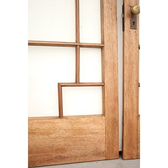 アールデコ 観音開ガラス戸 2枚1組　GD1239Y 