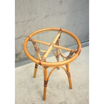 YMK 山川ラタン ティーテーブル　T425 