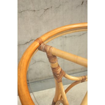 YMK 山川ラタン ティーテーブル　T425 