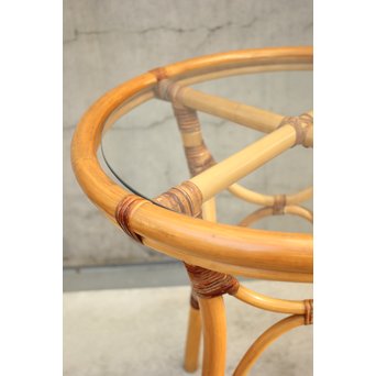 YMK 山川ラタン ティーテーブル　T425 