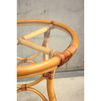 YMK 山川ラタン ティーテーブル　T425 