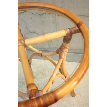 YMK 山川ラタン ティーテーブル　T425 