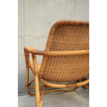 YMK 山川ラタン レストチェアー 2脚1組　T427 