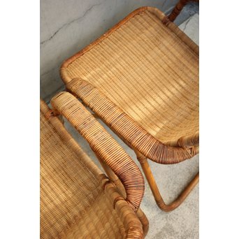 YMK 山川ラタン レストチェアー 2脚1組　T427 