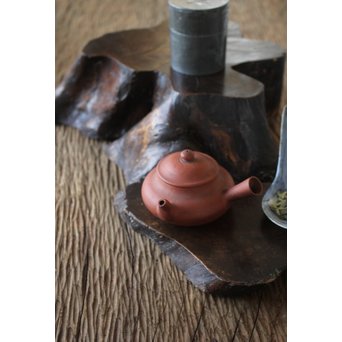 柴田光逸 常滑朱泥急須　P149