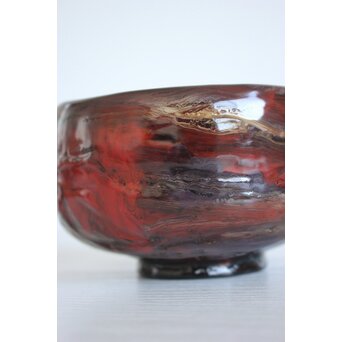 山元精巧堂 清峯作 乾漆輪島塗茶碗　Q072 