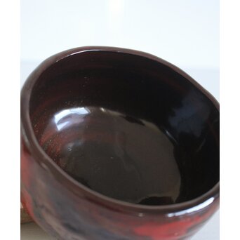 山元精巧堂 清峯作 乾漆輪島塗茶碗　Q072 