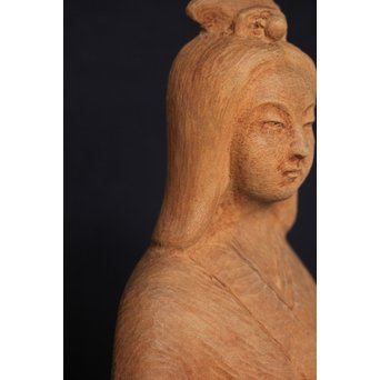 幻の彫刻家 上田直次《木彫辨財天/弁財天》 X133 