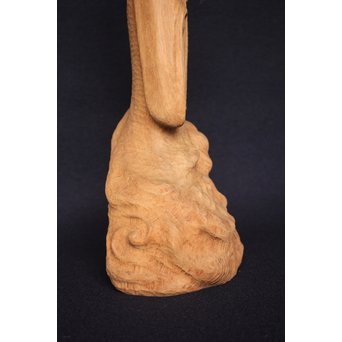 幻の彫刻家 上田直次《木彫辨財天/弁財天》 X133 