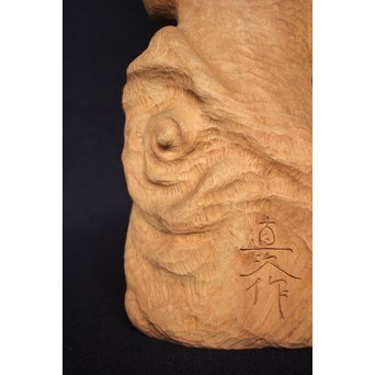 幻の彫刻家 上田直次《木彫辨財天/弁財天》 X133 