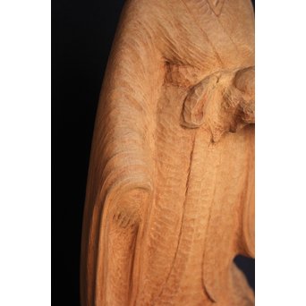 幻の彫刻家 上田直次《木彫辨財天/弁財天》 X133 