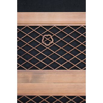 梅デザイン組子欄間 2枚1組　R2478 