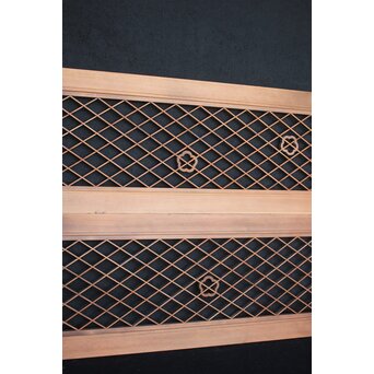 梅デザイン組子欄間 2枚1組　R2478 