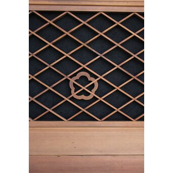 梅デザイン組子欄間 2枚1組　R2478 