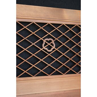 梅デザイン組子欄間 2枚1組　R2478 