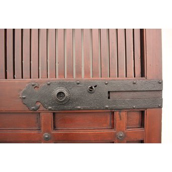 幅広 格子蔵戸　W973 