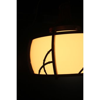 竹装飾 大型電笠/照明　A1954 