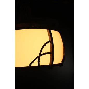 竹装飾 大型電笠/照明　A1954 