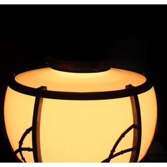 竹装飾 大型電笠/照明　A1954 