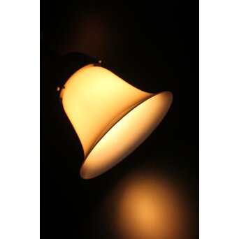 乳白色 ベル型直付電笠/照明　A1956 