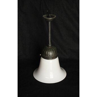 乳白色 ベル型直付電笠/照明　A1956
