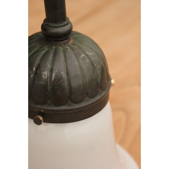 乳白色 ベル型直付電笠/照明　A1956 