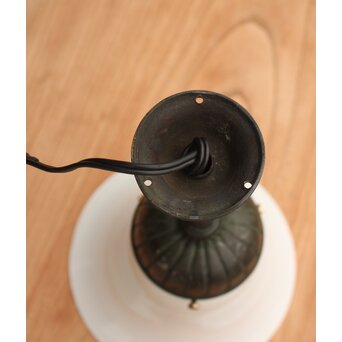 乳白色 ベル型直付電笠/照明　A1956 