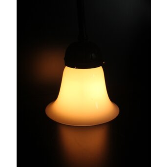 乳白色 ベル型直付電笠/照明　A1956 